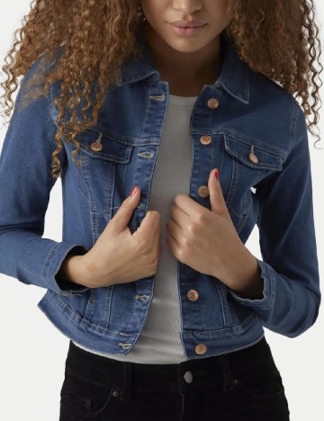 Jacheta Vero Moda, bleumarin