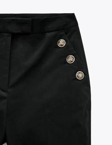 Pantaloni Zara, negru, M