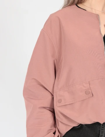 Jacheta Oversize Only, roz pudra