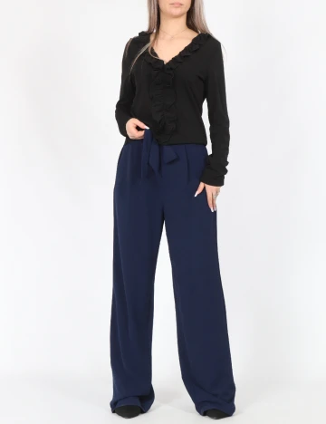 Pantaloni Vero Moda, bleumarin
