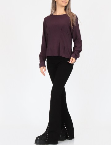 Bluza Vero Moda, pruna