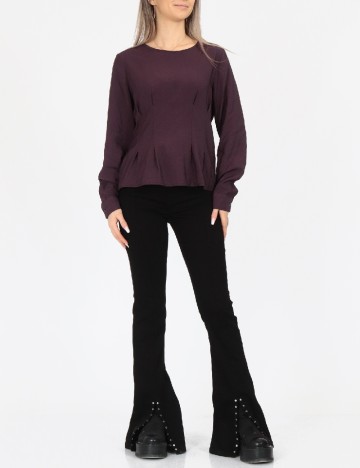 Bluza Vero Moda, pruna