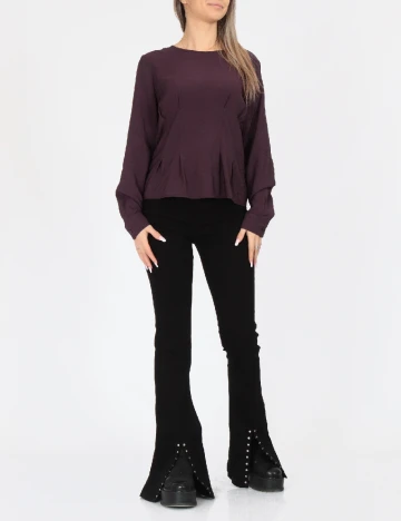 Bluza Vero Moda, pruna