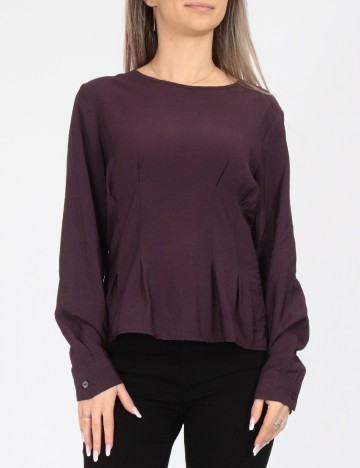 Bluza Vero Moda, pruna