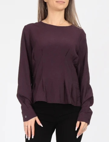 Bluza Vero Moda, pruna