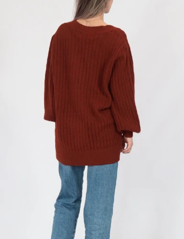 Pulover Oversize Vero Moda, caramiziu