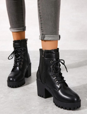 
						Botine SHEIN, negru