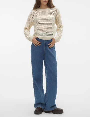 Bluza Vero Moda, ecru