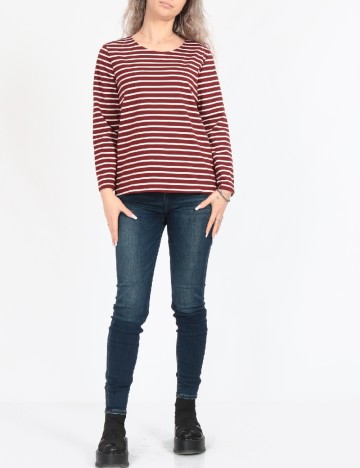 
						Bluza Vero Moda, alb/caramiziu