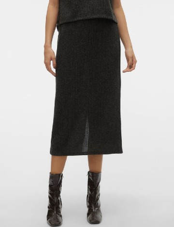 
						Fusta Vero Moda, gri inchis