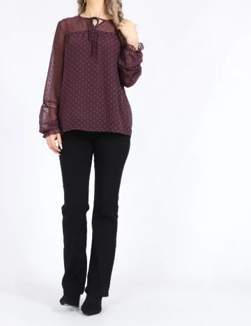 Bluza Vero Moda, pruna