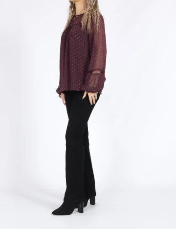 Bluza Vero Moda, pruna