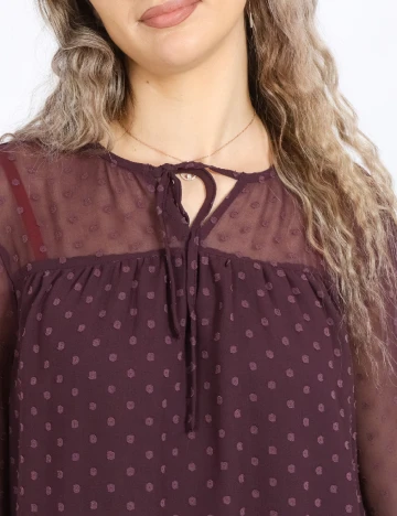 Bluza Vero Moda, pruna