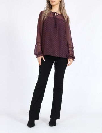 Bluza Vero Moda, pruna