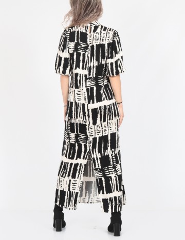 Rochie medie Vero Moda, alb/negru