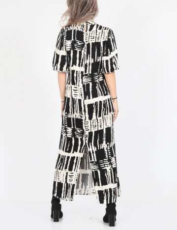 Rochie medie Vero Moda, alb/negru