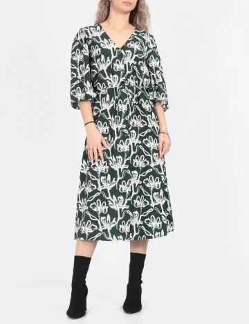 Rochie medie Vero Moda, verde