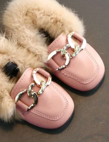Mocasini Shein Kids, roz Roz