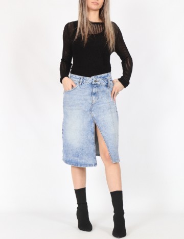 Fusta Vero Moda, albastru