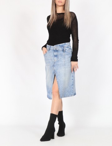 Fusta Vero Moda, albastru