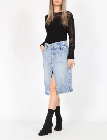 Fusta Vero Moda, albastru