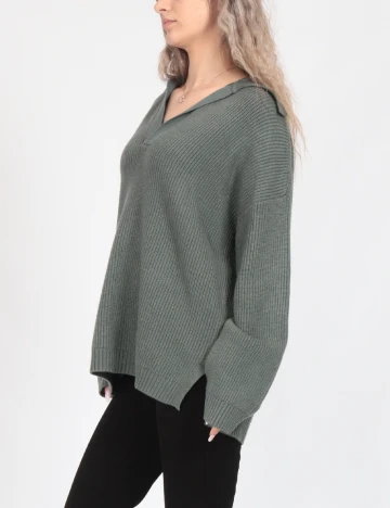Pulover Oversize Vero Moda, verde