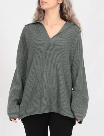 Pulover Oversize Vero Moda, verde