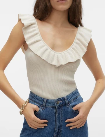 Bluza Vero Moda, crem