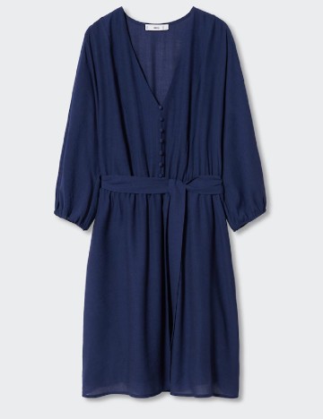 Rochie scurta Mango Violeta, bleumarin