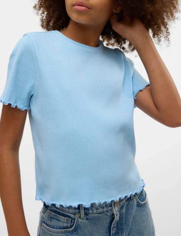 Tricou Vero Moda Kids, albastru Albastru