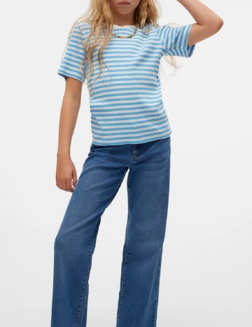 Tricou Vero Moda Kids, albastru