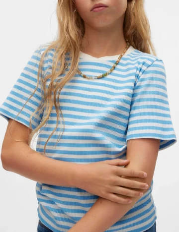 Tricou Vero Moda Kids, albastru Albastru