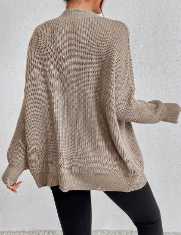Cardigan SHEIN, maro