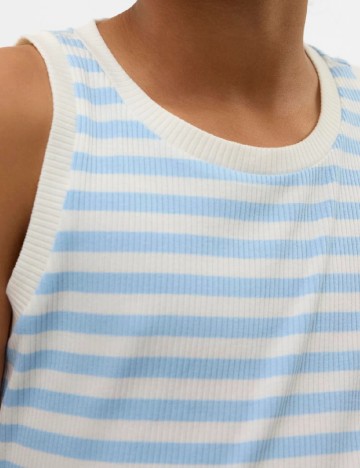 Maiou Vero Moda Kids, alb/albastru