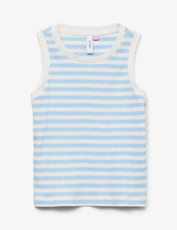Maiou Vero Moda Kids, alb/albastru