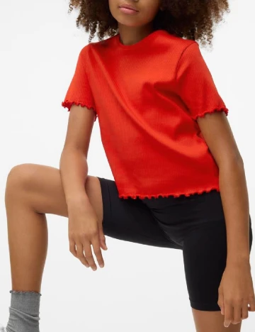 Tricou Vero Moda Kids, rosu Rosu