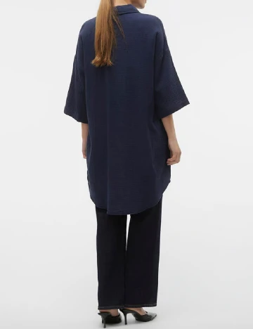 Camasa Vero Moda, bleumarin