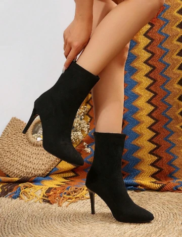 Botine SHEIN, negru