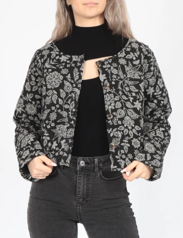 Jacheta Only, negru Negru
