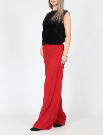 Pantaloni Vero Moda, rosu