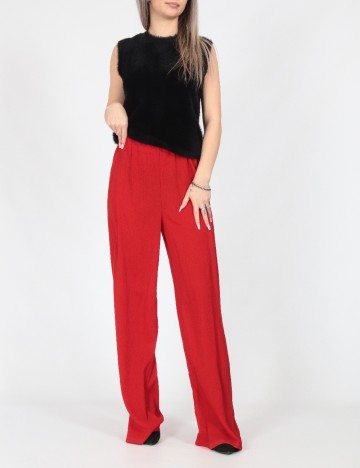 Pantaloni Vero Moda, rosu