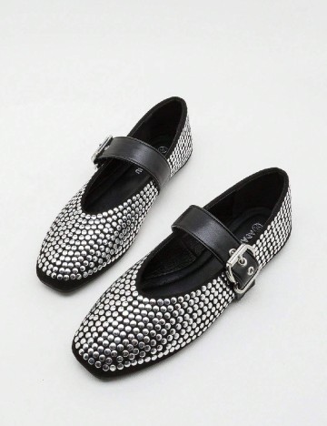
						Balerini SHEIN, negru