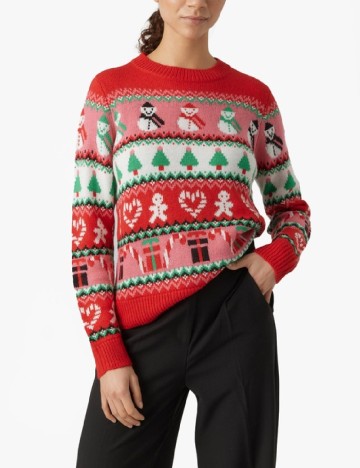 
						Pulover Vero Moda, rosu