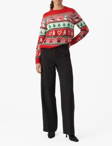 Pulover Vero Moda, rosu