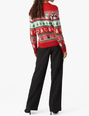 Pulover Vero Moda, rosu