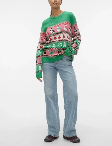 Pulover Vero Moda, verde