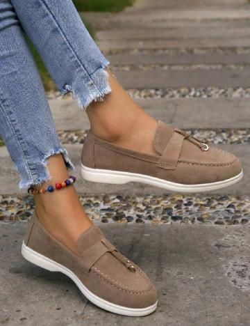 Mocasini SHEIN, maro Maro