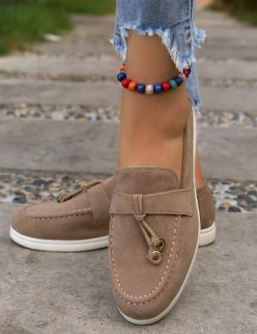 Mocasini SHEIN, maro Maro