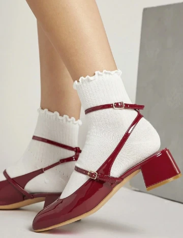 Pantofi SHEIN, rosu Rosu