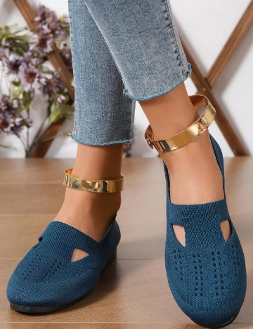 Balerini SHEIN, bleumarin Albastru
